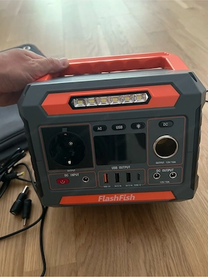 FlashFishP66A Tragbare Powerstation,200WSolar Generator mit 230V, Akku für Camping Bild 2