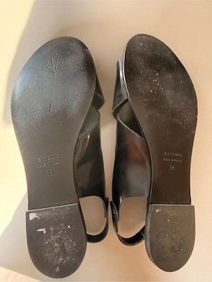 leder sandalen schwarz  Bild 3
