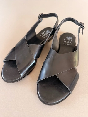 leder sandalen schwarz 
