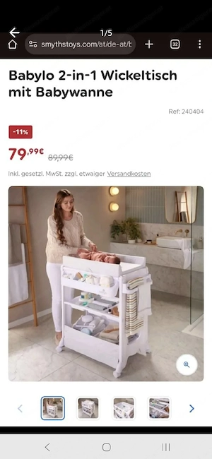 Wickelwagen mit integrierter Badewanne Bild 4