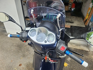Verkaufe garagengepflegte Aprillia scarabäus 500ie Bild 5
