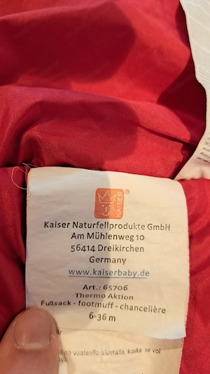 Fusssack für Kinderwagen Bild 3