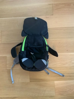 Affenzahn Rucksack  Großer Freund    Panther   Schwarz   ideal für den Kindergarten Bild 4