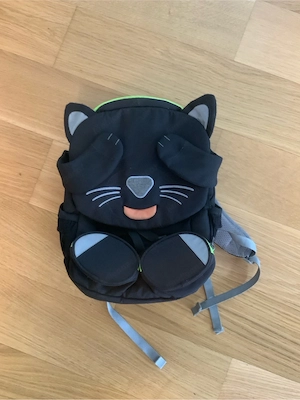 Affenzahn Rucksack  Großer Freund    Panther   Schwarz   ideal für den Kindergarten Bild 5