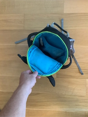 Affenzahn Rucksack  Großer Freund    Panther   Schwarz   ideal für den Kindergarten Bild 2