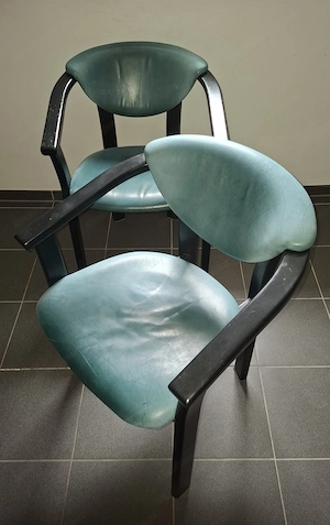 3 Stühle Echtleder  Bild 2