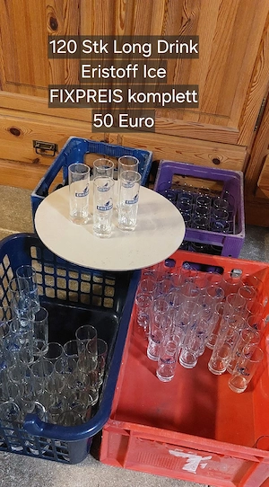 versch. Konvolut Gläser Eristoff Bild 4