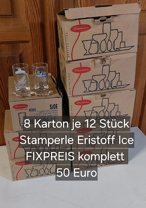 versch. Konvolut Gläser Eristoff Bild 3