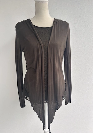 Dame. 2-Teiler von s.Oliver Selection Spitzentop und Cardigan Bild 5