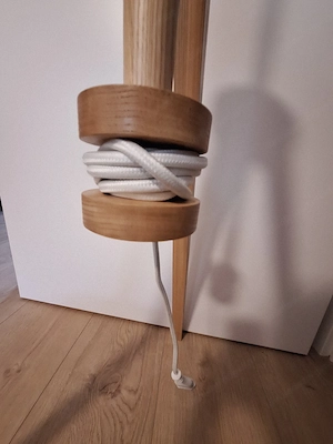 Stehleuchte Ikea (Esche massiv+Textil) Bild 3