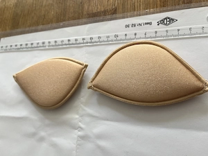 BH-Einlagen   Push-up Pads in Hautfarbe von Größe 80A 1 Paar Bild 4