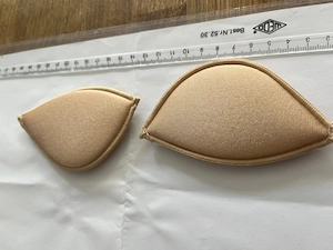 BH-Einlagen   Push-up Pads in Hautfarbe von Größe 80A 1 Paar Bild 5