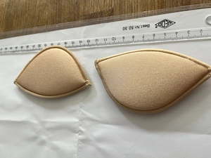 BH-Einlagen   Push-up Pads in Hautfarbe von Größe 80A 1 Paar Bild 3