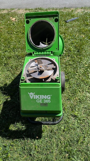 Häcksler Viking GE 365 Schredder Gartenhäcksler Starkstrom Bild 3