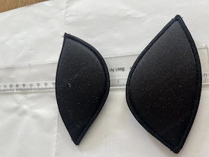 BH-Einlagen   Push-up Pads in schwarz von Größe 80A 1 Paar Bild 3