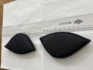 BH-Einlagen   Push-up Pads in schwarz von Größe 80A 1 Paar Bild 2