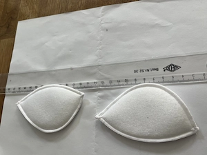 BH-Einlagen   Push-up Pads in weiß von Größe 80A 1 Paar Bild 4