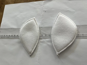 BH-Einlagen   Push-up Pads in weiß von Größe 80A 1 Paar Bild 3