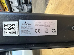 Klarstein Elektroheizung 1500 W Bild 3