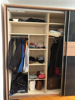 Kleiderschrank, Kommode und 2 Nachtkästchen Bild 3