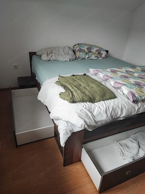 Bettgestell mit zwei Schubladen Bild 2