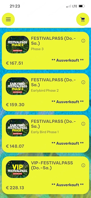 Szene Openair Festivalpass Do-So Phase 2 Bild 2