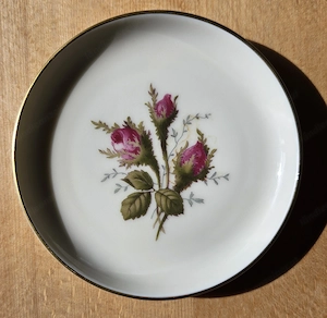 Rosenthal Germany   handgemaltes Porzellan-Schälchen mit Rosenmotiv