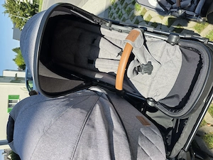Geschwister- Zwillingskinderwagen mit Handbremse   1 Babywanne & 2 Sportsitze Bild 6