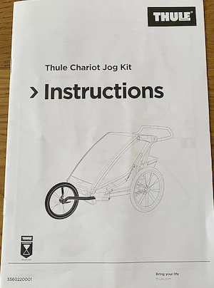 Thule Joggingrad (Thule Chariot Jog Kit) Bild 2