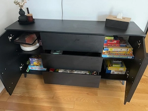 Kommode Schwarz abzugeben  Bild 2