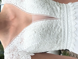 Brautkleid ungetragen Größe 34 Bild 4