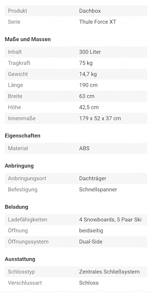 Thule Dachbox Bild 7