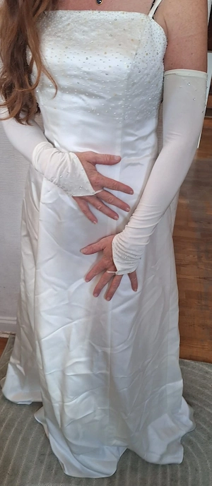 Brautkleid mit passenden Kinder-Festkleidern   Einzelanfertigung   selbst genäht