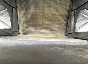 Dachzelt 175x250 mit Hartschale und vorzelt Bild 4