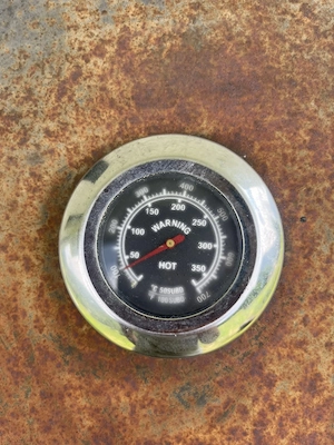 Holzkohlegrill mit Thermometer - gebraucht Bild 3