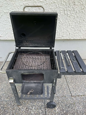 Holzkohlegrill mit Thermometer - gebraucht Bild 2