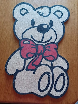 Pinwand aus Kork - Bärenmotiv Bild 2