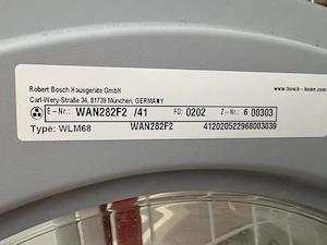 Bosch Waschmaschine, 7 kg, 1400 U min