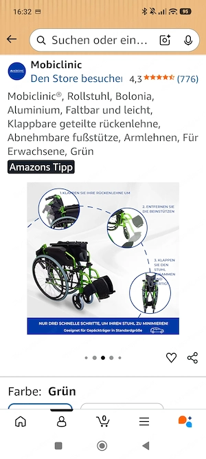 Mobiclinic , Rollstuhl,  Bild 2