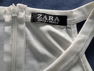 Minikleid von Zara Gr XS Bild 3