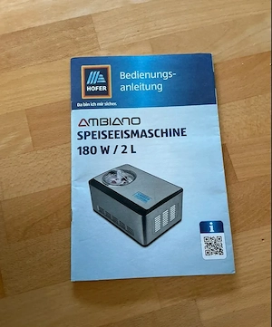 Speiseeismaschine Ambiano 180W 2L Bild 2