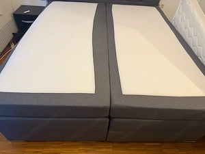 neues Boxspringbett mit Topper Bild 2