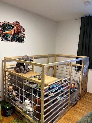 Kinderbett mit Rutsche  Bild 3