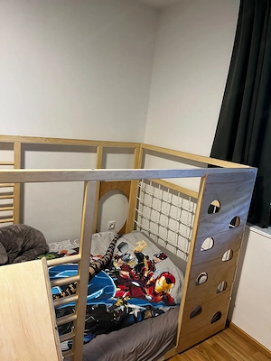 Kinderbett mit Rutsche  Bild 2