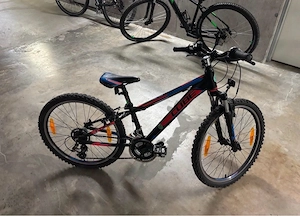 kinderfahrrad 24 zoll, mtb, cube, 21 gänge