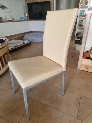 4 x Sessel in beige  Bild 4