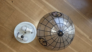 Backrohr, Kühlschrank, Dampfabzug, 2 Wandlampen, 1 Deckenlampe und Glasscheiben für Regale Bild 5