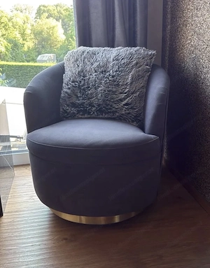 Sitzgruppe (2 Sessel v. Maisonsdmonde & 1 Tisch v. WestWing) Bild 2