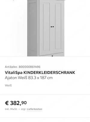 Kinderkleiderschrank NEU Bild 7