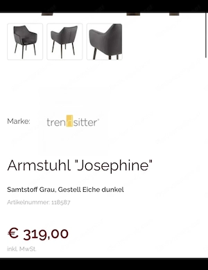 Premium Esstisch massiv (Eiche) & 7 Armlehnstühle (Esszimmergruppe) Bild 6